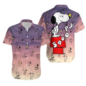 Snoopy Pattern Summer Hawaiian Shirt - Hawaiian Shirt For Women Men - Hawaiian Shirt Custom