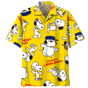 Snoopy Summer Time Hawaiian Shirt 020805 Beach Shirt Fashion Summer Fan Hot Design Figure Space