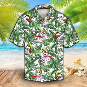 Snoopy Summer Time Hawaiian Shirt 8 Beach Shirt Fashion Summer Fan Hot Design Figure Space