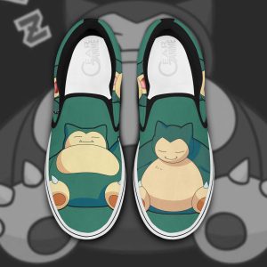 Snorlax Slip On Shoes Pokemon Custom Anime Shoes