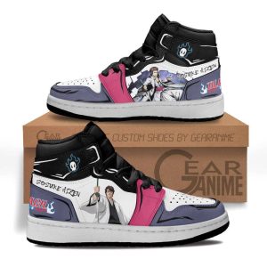 Sosuke Aizen Kids Sneakers Custom Anime Bleach Kids Jordan 1 Shoes