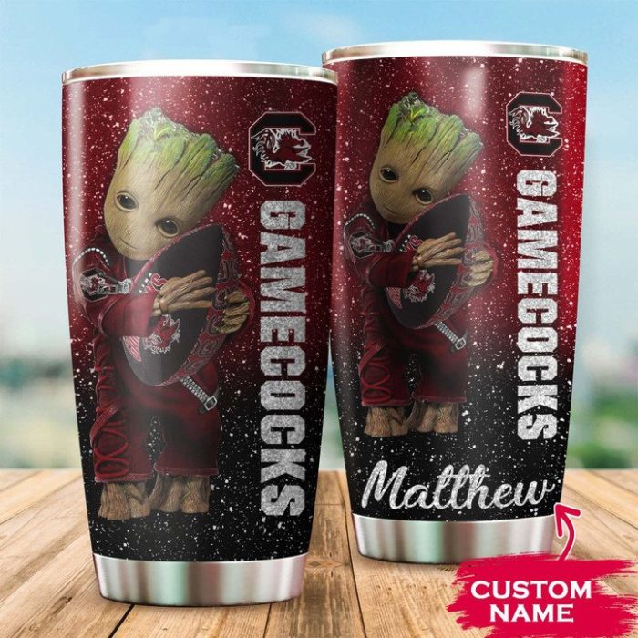 South Carolina Gamecocks Tumbler Custom Groot NCAA TB1958