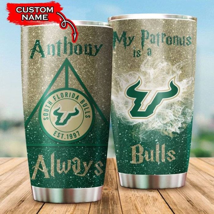 South Florida Bulls Tumbler Harry Potter NCAA Custom Name TB2701