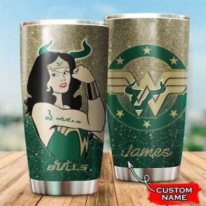 South Florida Bulls Wonder Woman Custom Name Tumbler TB1880