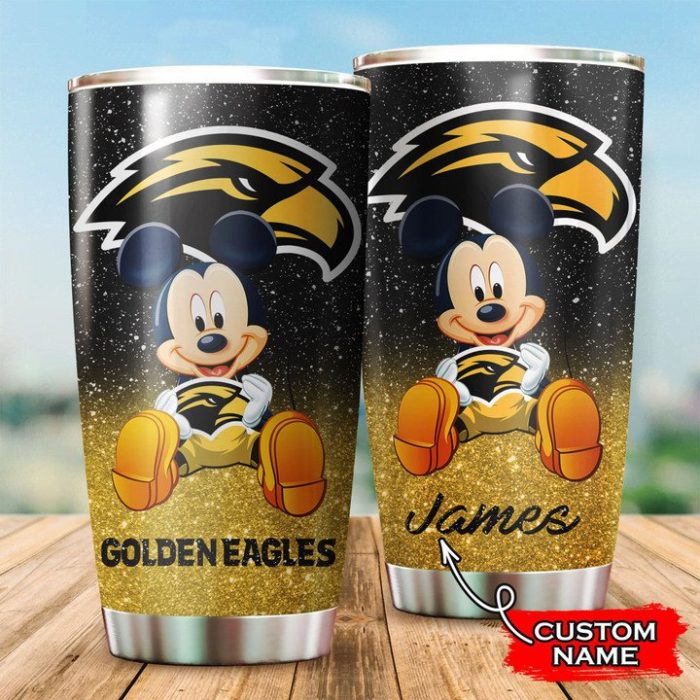 Southern Miss Golden Eagles Mickey Custom Name Tumbler TB0465