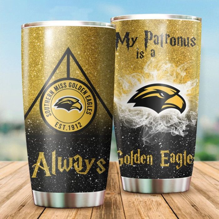 Southern Miss Golden Eagles Tumbler Harry Potter NCAA TB2881