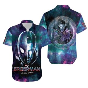 Spider Man No Way Home The Help From Doctor Strange Restore the Multiverse 3D Gift For Spider Man Fans Hawaiian Shirt