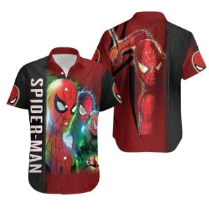 Spider Man No Way Home Three Heroes Saving The World Superhero 3D Gift For Spider Man Fans Hawaiian Shirt