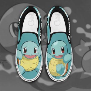 Squirtle Slip On Shoes Pokemon Custom Anime Shoes