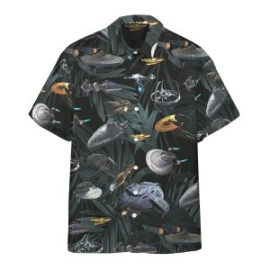 Star Trek Space Ships Hawaiian Shirt - Hawaiian Shirts For Men Women - Custom Hawaiian Shirts