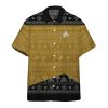 Star Trek The Next Generation 1987 Yellow Ugly Christmas Hawaiian Shirt - Hawaiian Shirts For Men Women - Custom Hawaiian Shirts