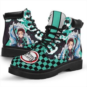 Tanjiro Boots Shoes Demon Slayer Anime Fan Gift TT12