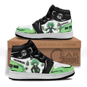 Tatsumaki Kids Sneakers Custom Anime One Punch Man Kids Jordan 1 Shoes