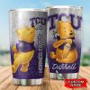 Tcu Horned Frogs Pooh Custom Name Tumbler TB1000