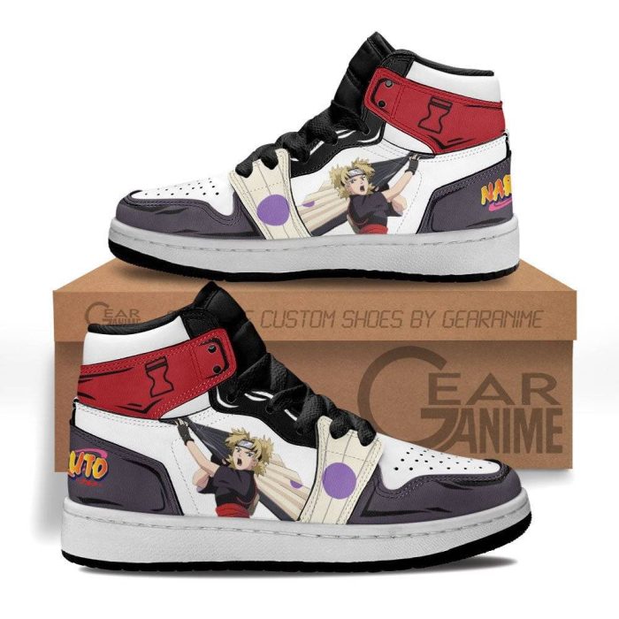 Temari Kids Sneakers Custom Anime NRT Kids Jordan 1 Shoes