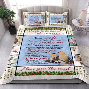 To My Wife Bedding Duvet Cover And Pillowcase Set