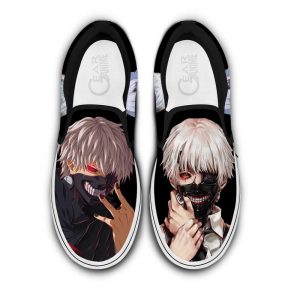 Tokyo Ghoul Ken Kaneki Slip On Shoes Custom Anime Shoes