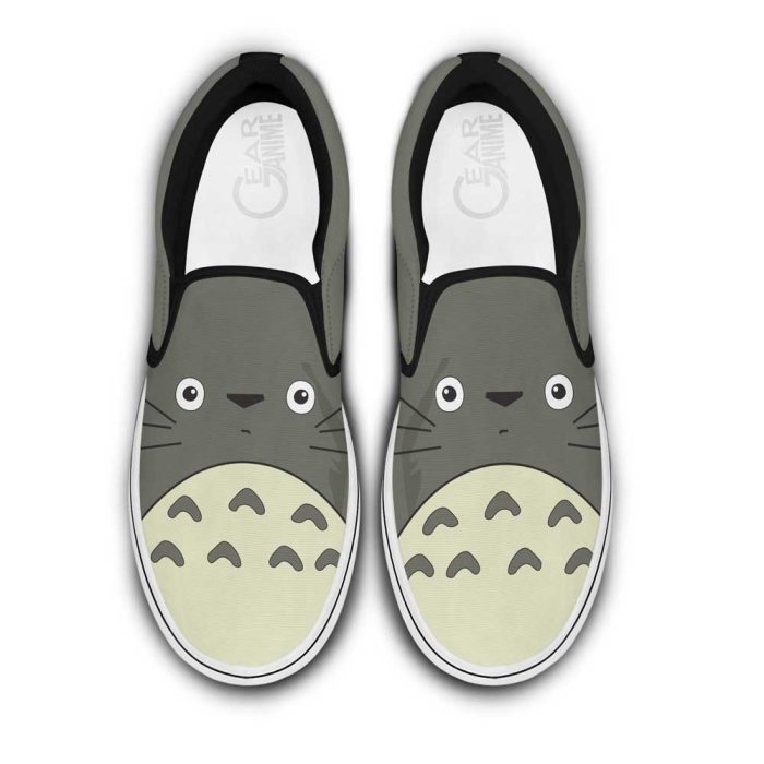 Totoro Slip On Shoes Custom Anime My Neighbor Is Totoro Shoes