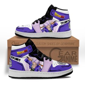 Trunks Kids Sneakers Custom Anime Dragon Ball Kids Jordan 1 Shoes