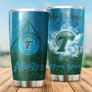 Tulane Green Wave Tumbler Harry Potter NCAA TB2839