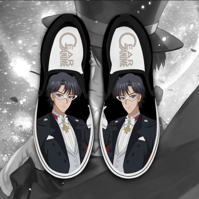 Tuxedo Slip On Shoes Sailor Anime Custom Sneakers For Fans