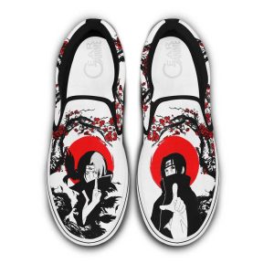 Uchiha Itachi Slip On Shoes Custom Japan Style Anime Shoes