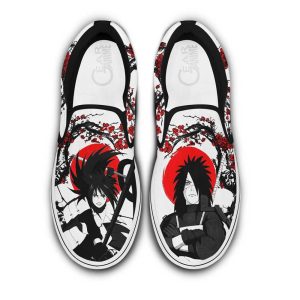 Uchiha Madara Slip On Shoes Custom Japan Blossom Anime Shoes