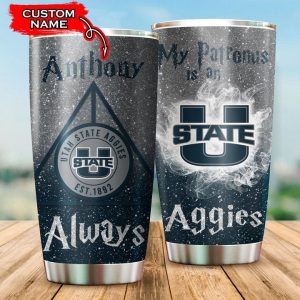 Utah State Aggies Tumbler Harry Potter NCAA Custom Name TB2575