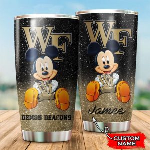 Wake Forest Demon Deacons Mickey Custom Name Tumbler TB0759