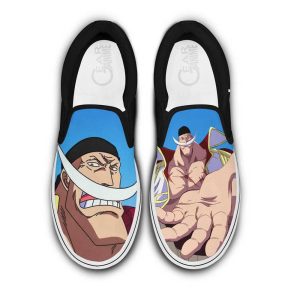 Whitebeard Slip On Shoes Custom Anime One Piece Shoes