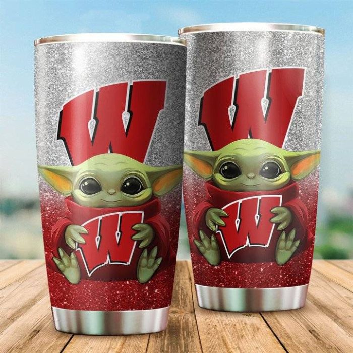 Wisconsin Badgers Yoda Tumbler TB0498