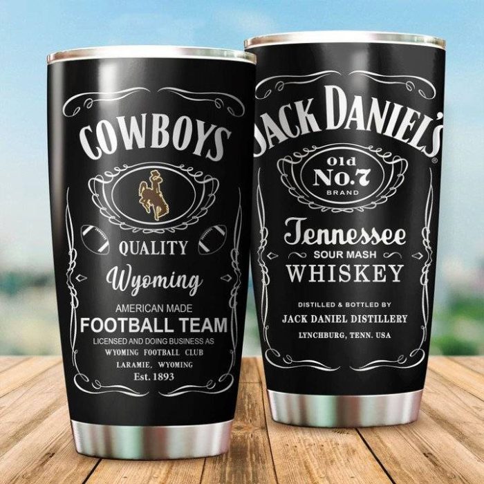 Wyoming Cowboys Jack Daniel'S Tumbler TB1635