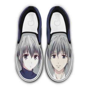 Yuki Sohma Slip On Shoes Custom Anime Fruit Basket Shoes