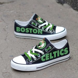Boston Celtics Custom Shoes Basketball Celtics Low Top Sneakers Boston NBA Gumshoes Celtics LT1182