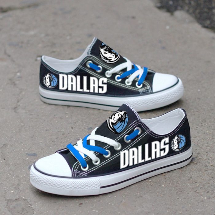 Dallas Mavericks Custom Shoes Basketball Mavericks Low Top Sneakers Dallas NBA Gumshoes Mavericks LT1229