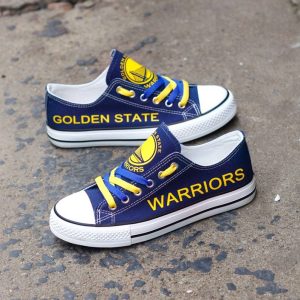 Golden State Warriors Custom Shoes Basketball Warriors Low Top Sneakers Golden State NBA LT1180