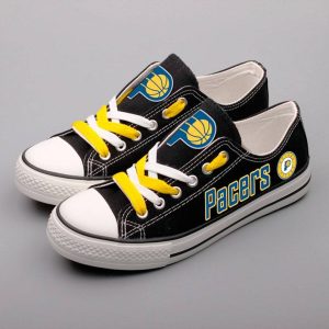 Indiana Pacers Custom Shoes Basketball Pacers Low Top Sneakers Indiana NBA Gumshoes Pacers LT1223