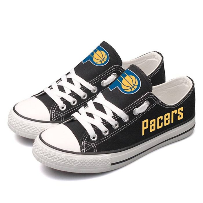 Indiana Pacers Custom Shoes Basketball Pacers Low Top Sneakers Indiana NBA Gumshoes Pacers LT1224