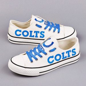 Indianapolis Colts Shoes Custom Low Top Sneakers Football Colts LT1157