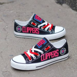Los Angeles Clippers Custom Shoes Basketball Clippers Low Top Sneakers Los Angeles NBA Clippers LT1222