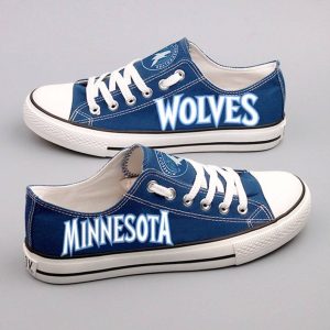 Minnesota Timberwolves Custom Shoes Basketball Timberwolves Low Top Sneakers Minnesota NBA Timberwolves LT1218