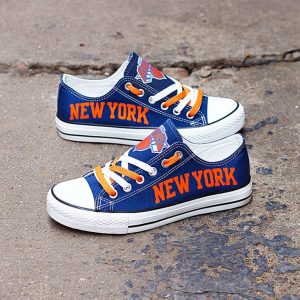 New York Knicks Custom Shoes Basketball Knicks Low Top Sneakers New York NBA Gumshoes Knicks LT1249