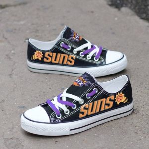 Phoenix Suns Custom Shoes Basketball Suns Low Top Sneakers Phoenix NBA Gumshoes LT1179