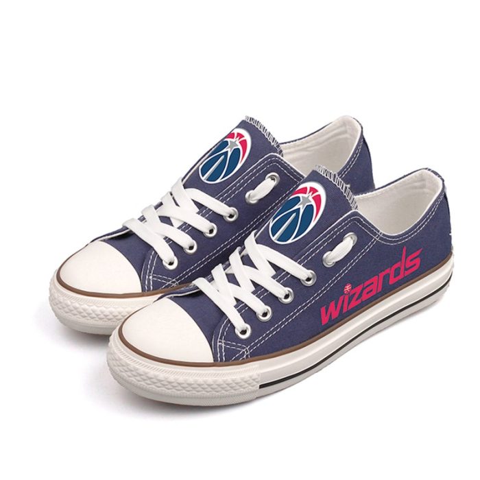 Washington Wizards Custom Shoes Basketball Wizards Low Top Sneakers Washington NBA Wizards Gumshoes LT1198