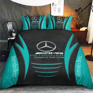 Mercedes Amg Petronas Bedding Set Duvet Cover Pillow Case