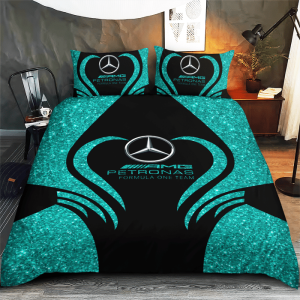 Mercedes-Amg Petronas F1 Bedding Set Duvet Cover Pillow Case
