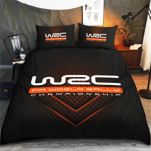 World Rally Championship Bedding Set Duvet Cover Pillow Case