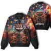 Bomber Jacket Audi 3D Casual Jacket Pilot Bomber Jacket For Racer Biker BBJ3325