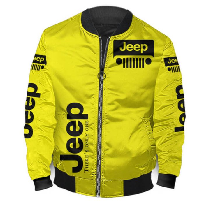 Bomber Jacket Jeep 3D Spring Autumn Casual Jacket For Racer Biker BBJ3342