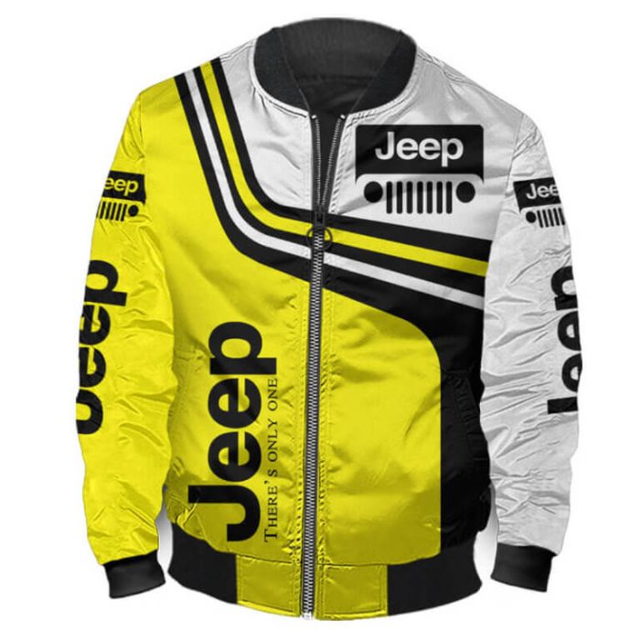 Bomber Jacket Jeep 3D Spring Autumn Casual Jacket For Racer Biker BBJ3343